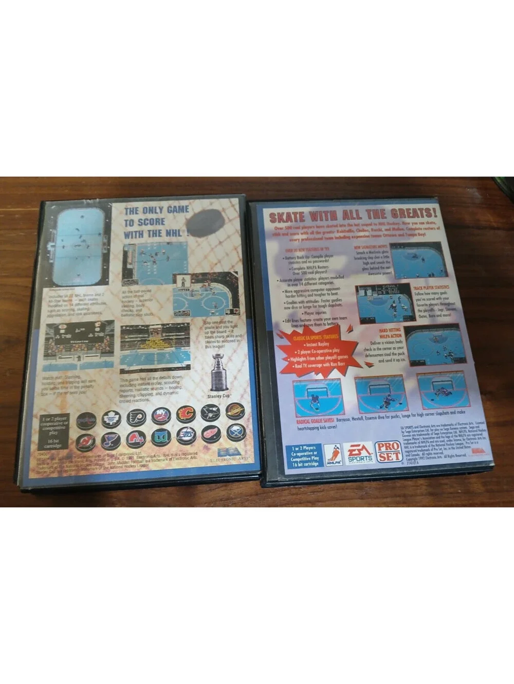NHL Hockey & NHLPA Hockey 93 (Sega Genesis) Bundle